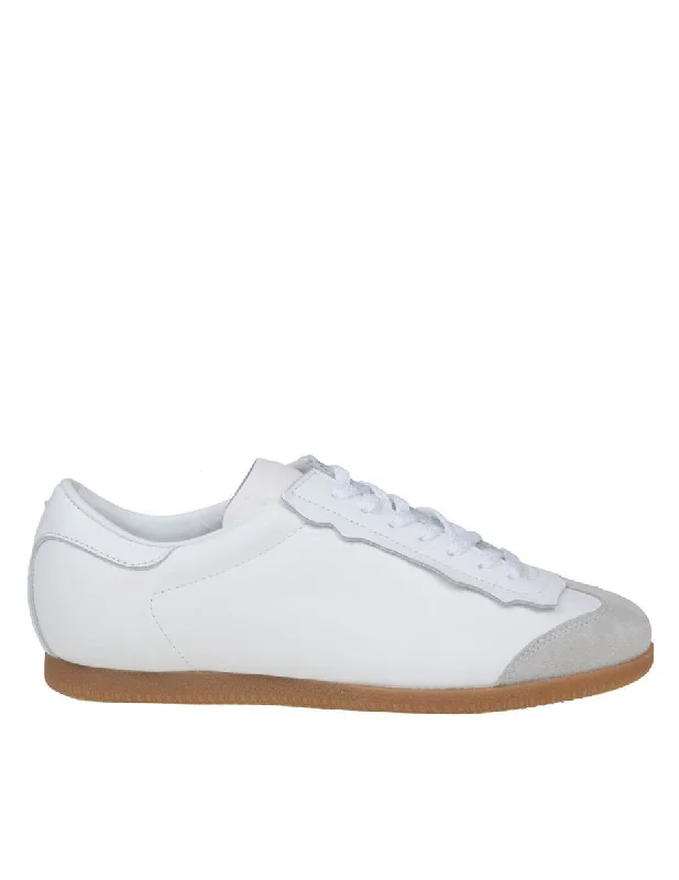 Maison Margiela Sneakers In Leather And Suede