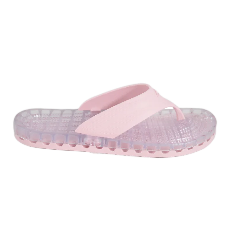 Ibiza - Clear Thong Sandal - Pink