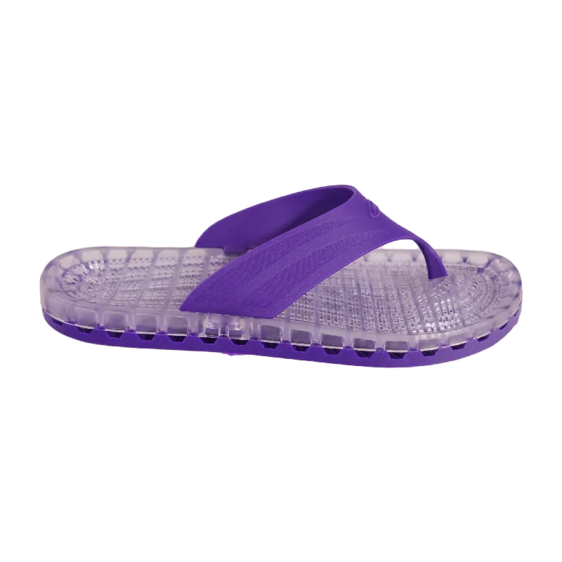 Ibiza - Clear Thong Sandal - Purple