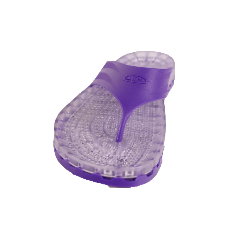 Ibiza - Clear Thong Sandal - Purple