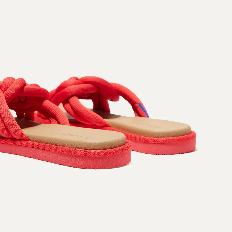 The Summer Sandal - Red Hot