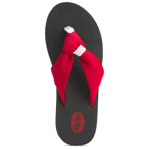 Womens Naomi Yoga Mat Knot Thong Flip Flop