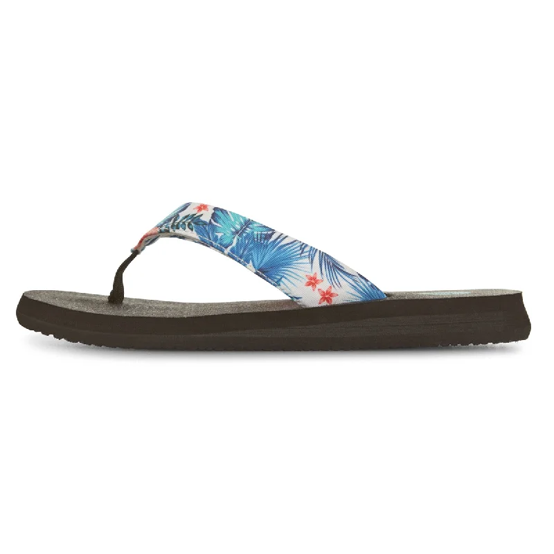 Women's Isabella Yoga Mat Floral Flip Flop