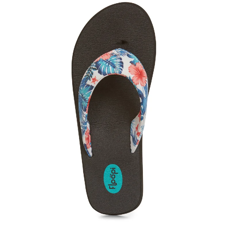 Women's Isabella Yoga Mat Floral Flip Flop