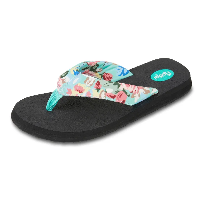 Women's Isabella Yoga Mat Floral Flip Flop