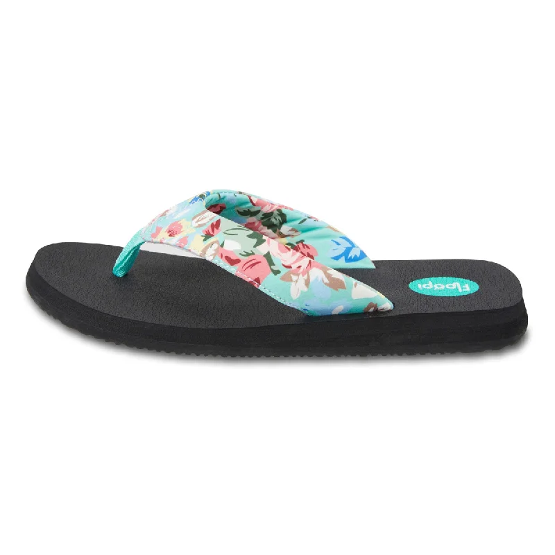 Women's Isabella Yoga Mat Floral Flip Flop