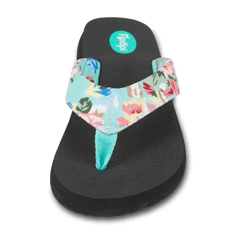 Women's Isabella Yoga Mat Floral Flip Flop