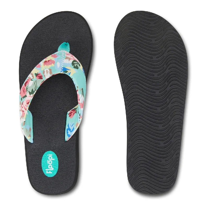 Women's Isabella Yoga Mat Floral Flip Flop