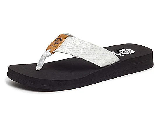 Yellow Box | FLAX Feathery Embossed Texture Flip Flops with EVA Sole