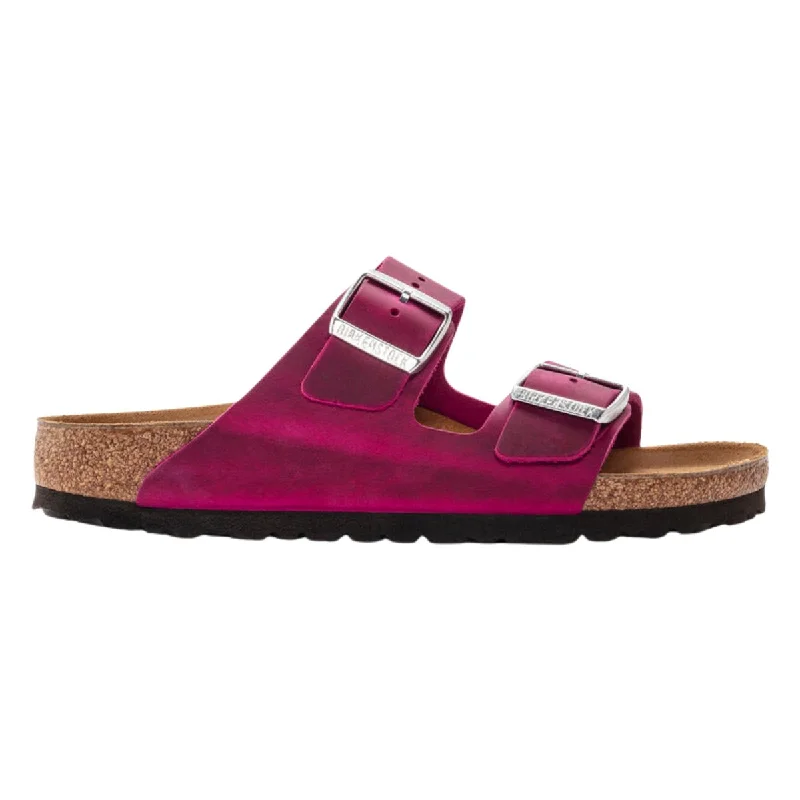 Birkenstock Women's Arizona Festival Fuchsia Oiled Leather