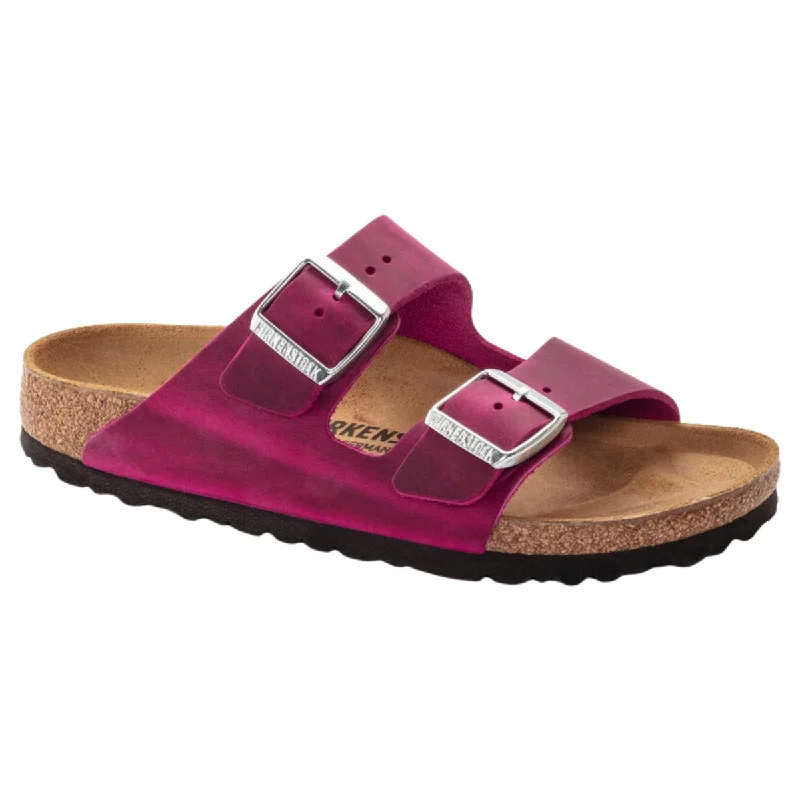 Birkenstock Women's Arizona Festival Fuchsia Oiled Leather