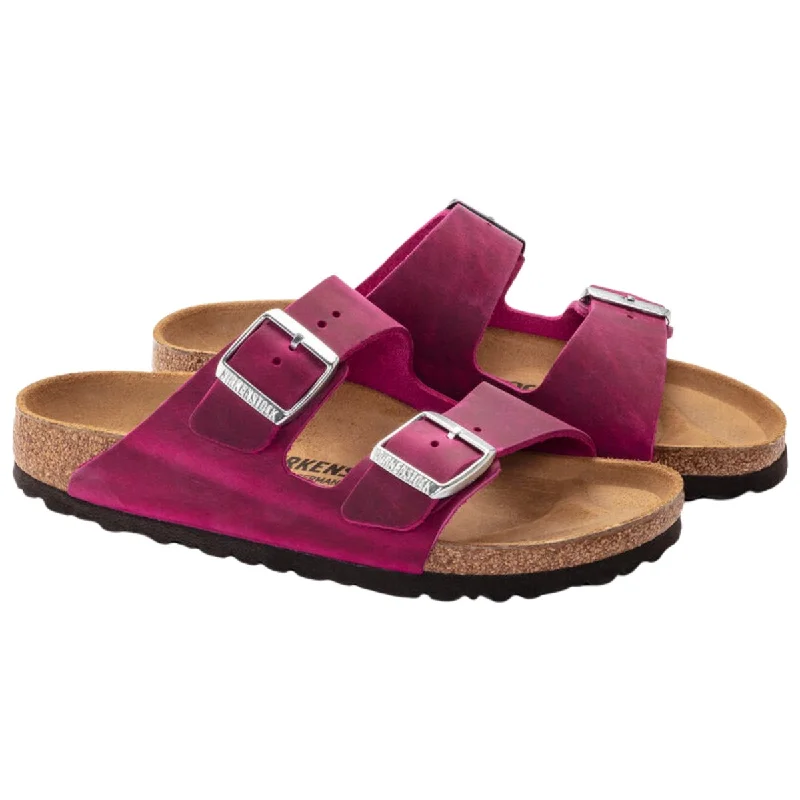 Birkenstock Women's Arizona Festival Fuchsia Oiled Leather