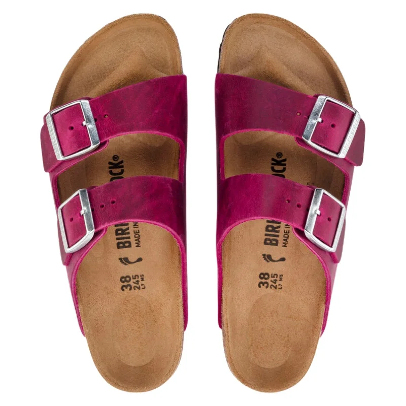 Birkenstock Women's Arizona Festival Fuchsia Oiled Leather