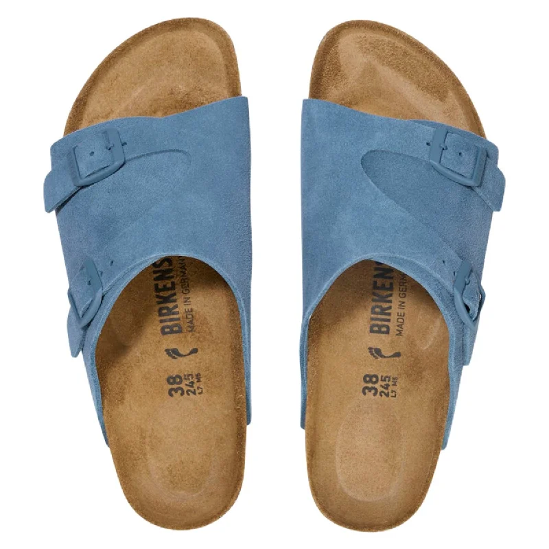 Birkenstock Women's Zurich Elemental Blue Suede