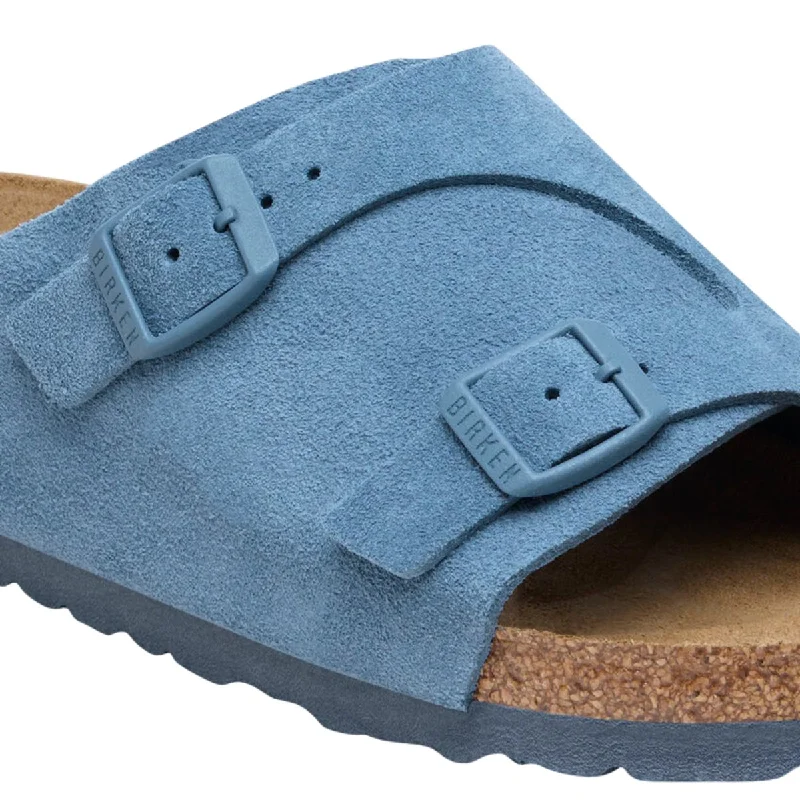 Birkenstock Women's Zurich Elemental Blue Suede