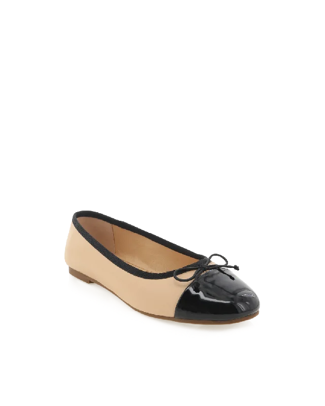 CARDEN - NOUGAT-BLACK PATENT