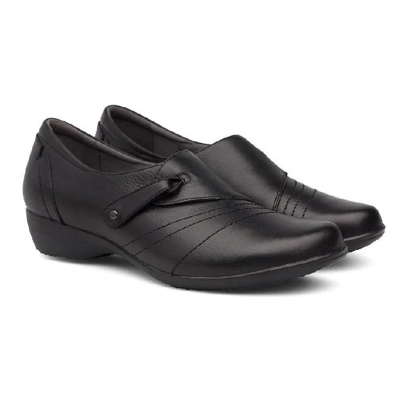 Dansko Women's Franny Black Milled Nappa Leather