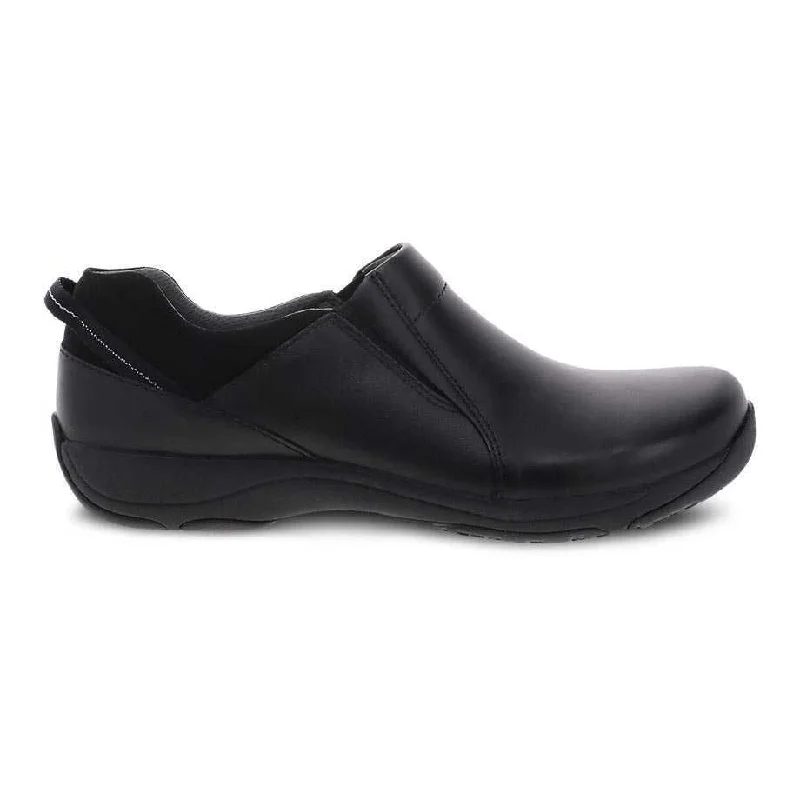 Dansko Women's Neci Black Leather Slip Resistant