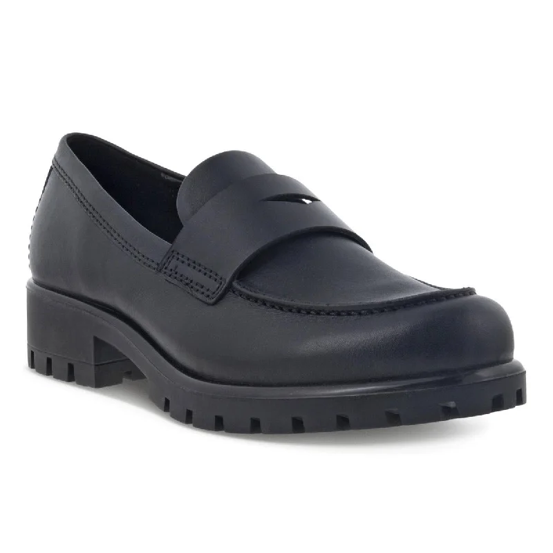 ECCO Women's Modtray Black Penny Loafer