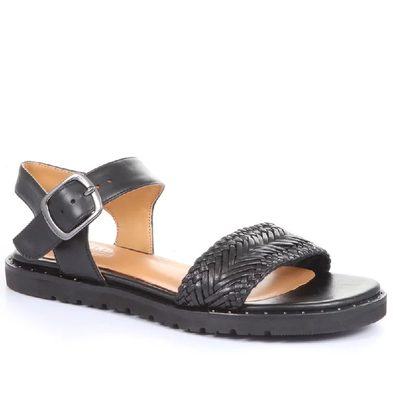 Joanna-04 Leather Flat Sandals - SINO33509 / 319 839