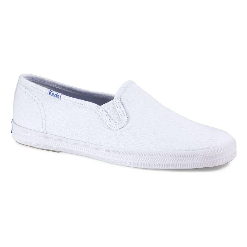 Keds Women's WF23240 Champion Slip On White