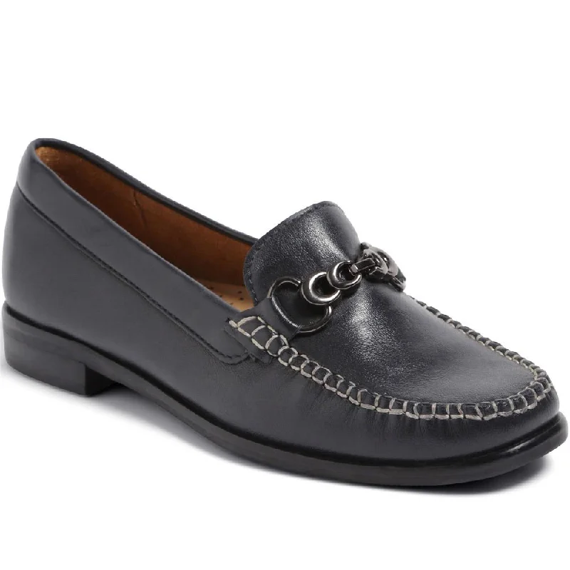 Leather Snaffle Loafers - NAP37009 / 323 523