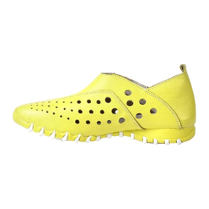 Litfoot Women's LF9010-3 Yellow Leather