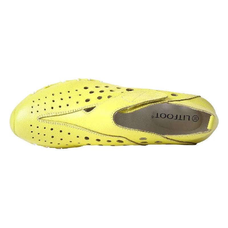 Litfoot Women's LF9010-3 Yellow Leather