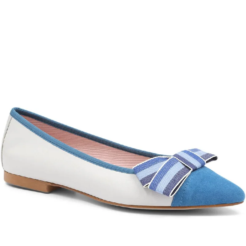 Madeline Leather Ballerina Flat - MADELINE / 318 278