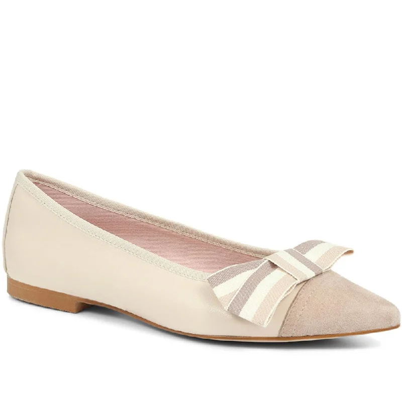 Madeline Leather Ballerina Flat - MADELINE / 318 278