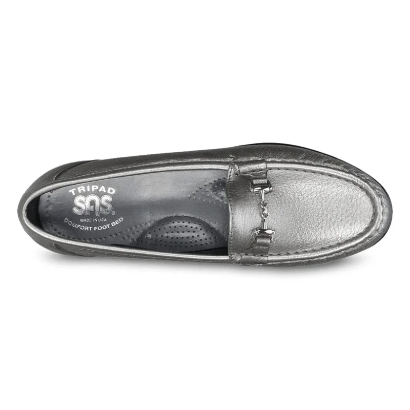 S A S Women's Metro Pewter Leather