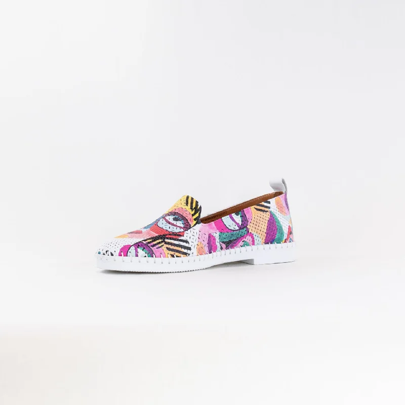 Spring Step Carraway (Women's) - White Multi