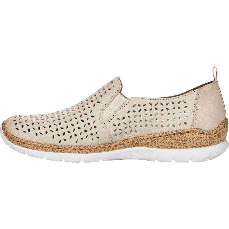 Women's Rieker N4251-60 Nikita 51 Cream Leather