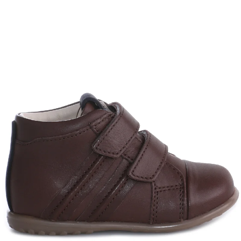 (1084-13) Emel first shoes dark brown