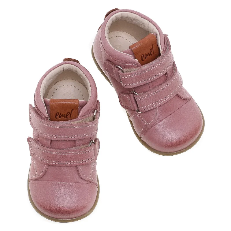 (1084-6) Emel first velcro shoes Pink