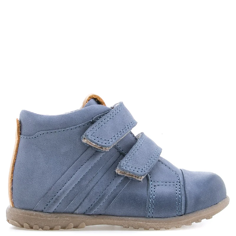 (1084-7) Emel first velcro shoes Blue