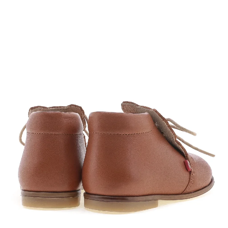 (1425-3) Emel classic first shoes brown