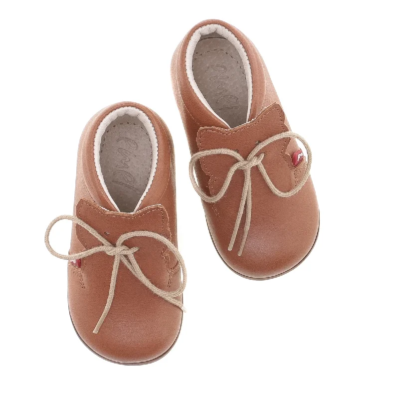 (1425-3) Emel classic first shoes brown