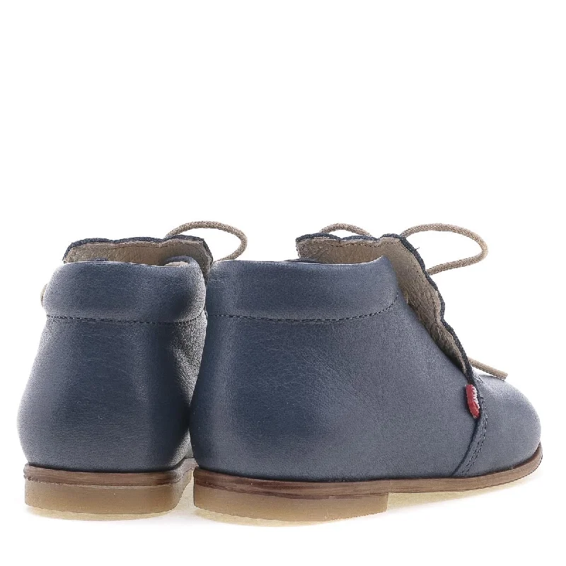 (1425) Emel Blue Lace Up Classics