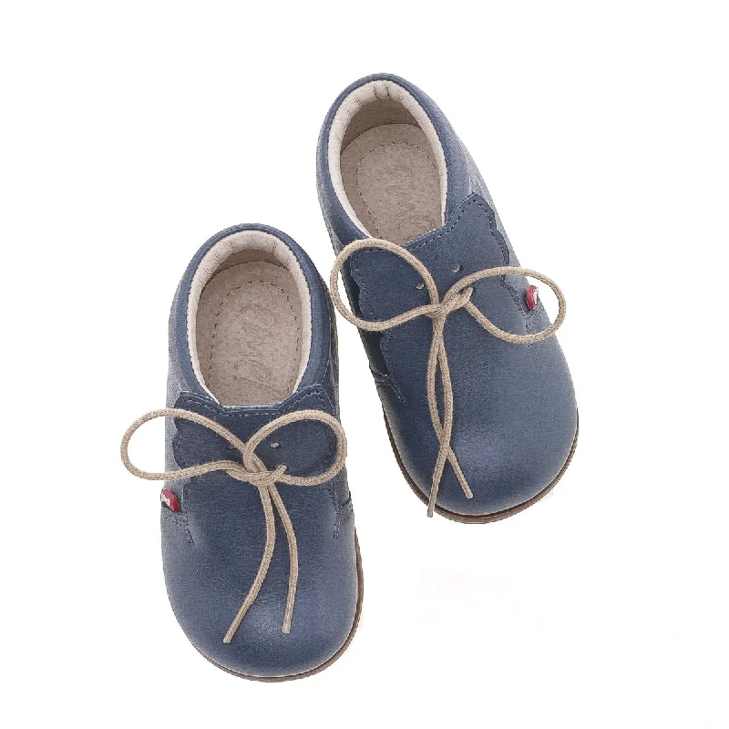 (1425) Emel Blue Lace Up Classics