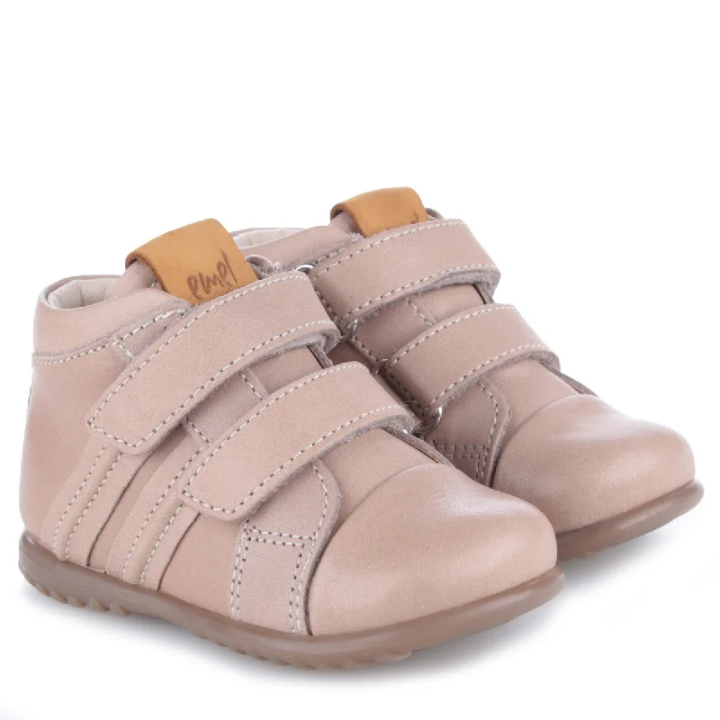 (1084-16) Emel first velcro shoes Beige