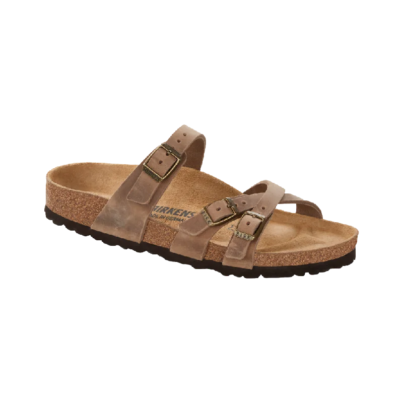 Birkenstock Women's Franca Tobacco Oiled Leather Regular Width