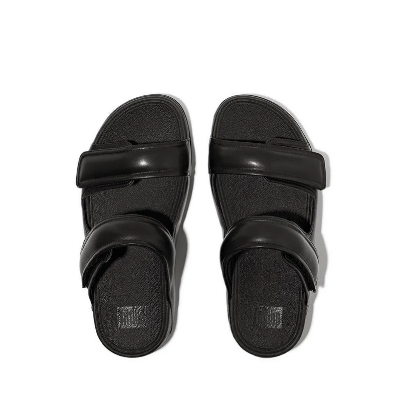 Gogh Moc Adjustable Padded-Leather Slides