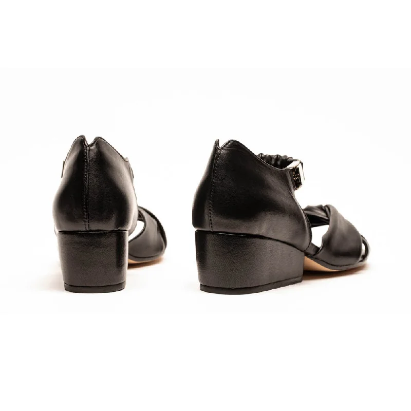 JACKIE Smoke | Leather Sandals