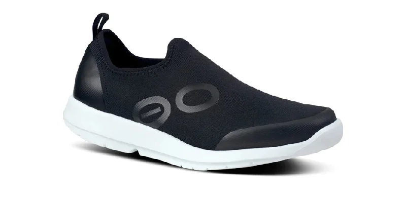 OOFOS OOmg SPORT BLACK/WHITE WOMEN