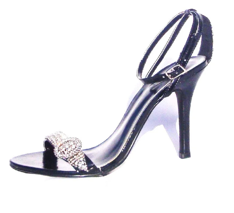 Black Patent-leather Sandals - Sharone