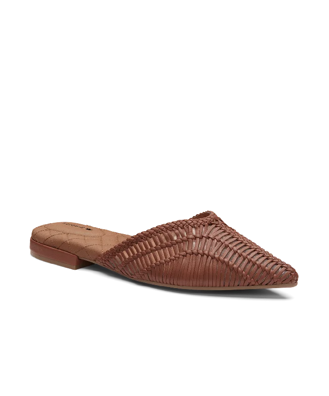 The Swan - Cognac Woven Leather