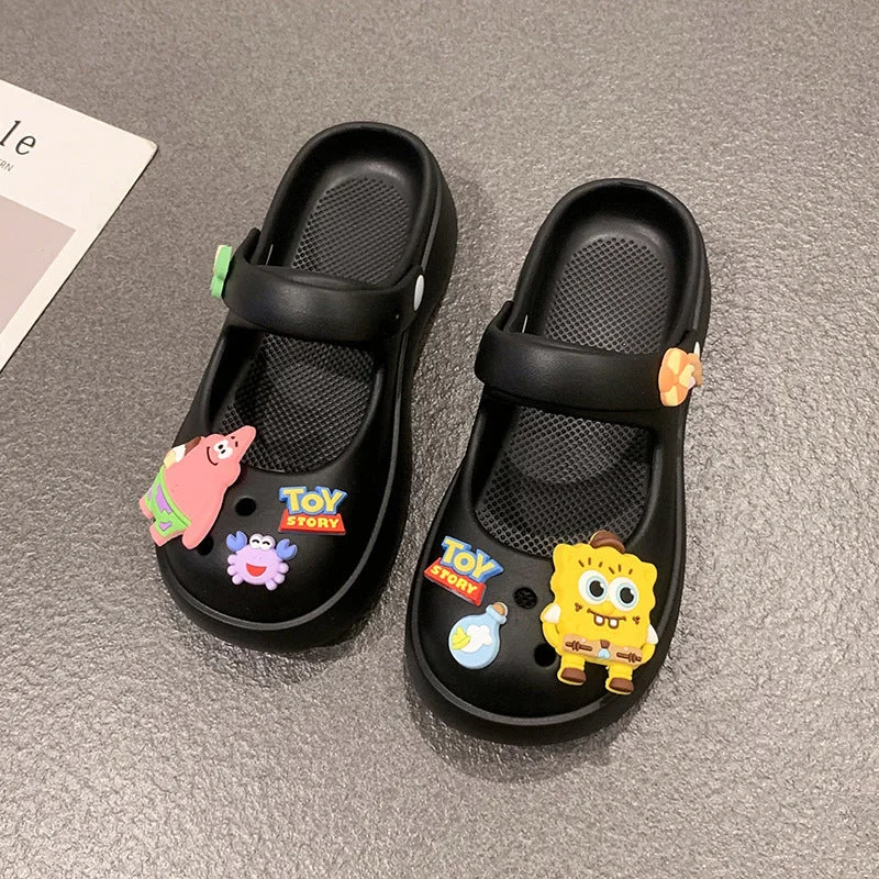 688 Hole Black-Toy SpongeBob / US5.5-US6.5/EU36-EU37/UK3.5-UK4.5