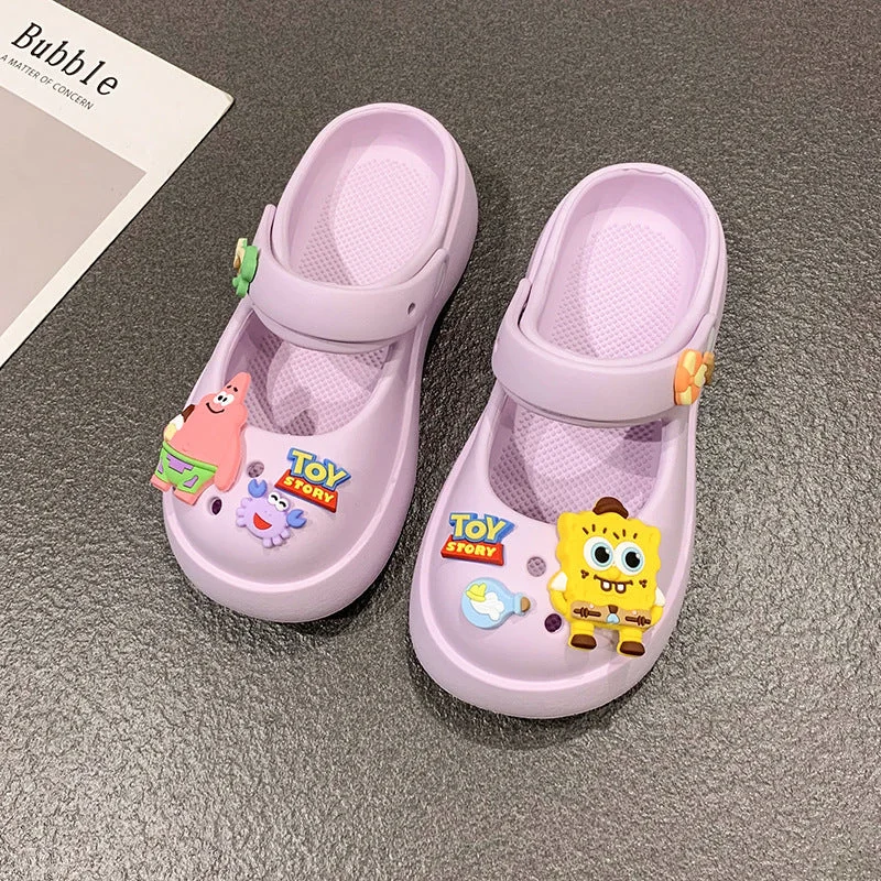 688 Hole Purple-Toy SpongeBob / US5.5-US6.5/EU36-EU37/UK3.5-UK4.5